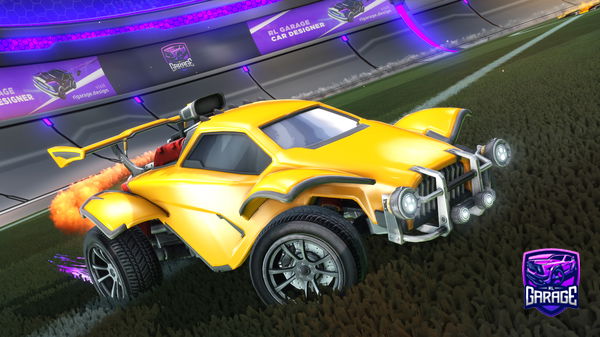 A Rocket League car design from Gupadre