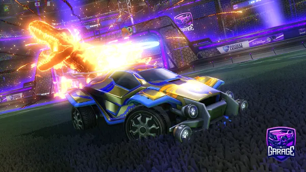 A Rocket League car design from Squid-human