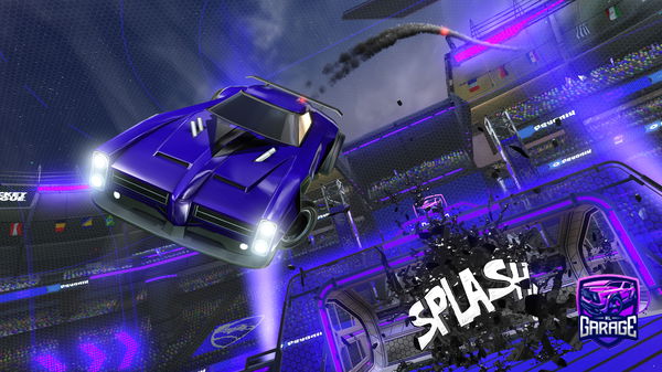 A Rocket League car design from Splash564