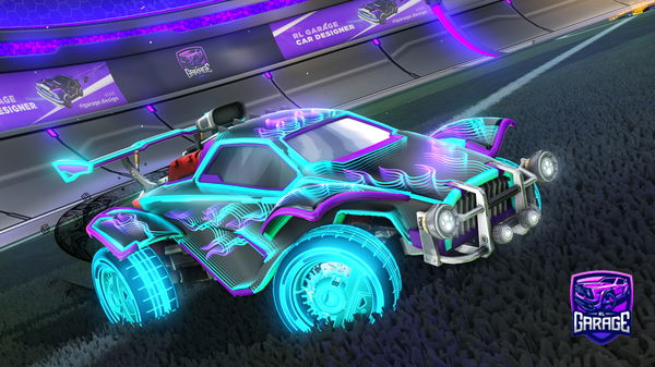 A Rocket League car design from cocoas_beans