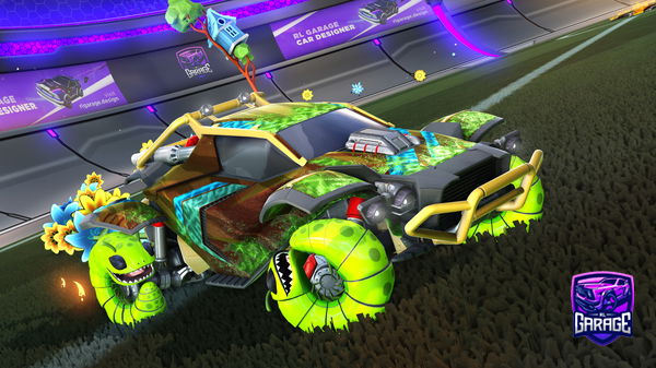 A Rocket League car design from pixl_