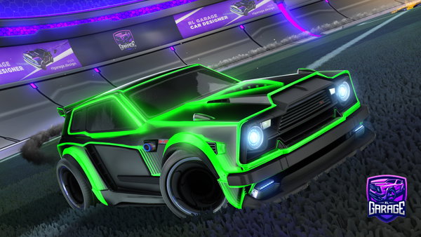 A Rocket League car design from PSYCH0S1S