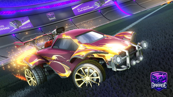 A Rocket League car design from R4TO