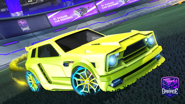 A Rocket League car design from rrtb505050