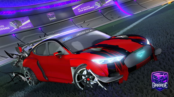 A Rocket League car design from DolusArprego