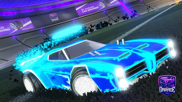 A Rocket League car design from PoesTM