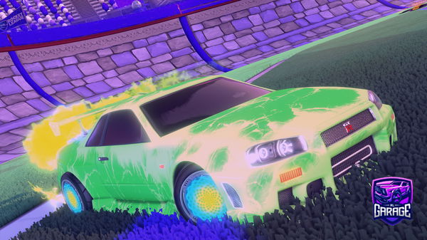 A Rocket League car design from LiamLFH76