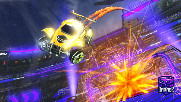 A Rocket League car design from Shadowflash