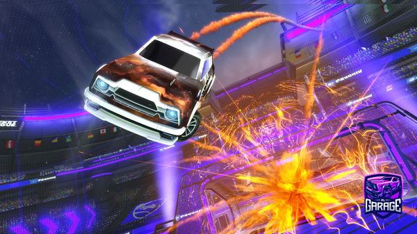 A Rocket League car design from Wongy