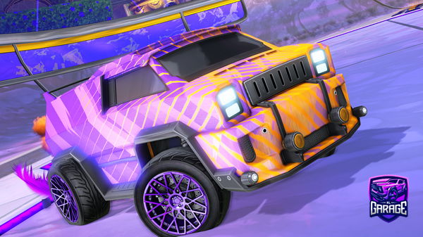 A Rocket League car design from TORNAYYDO