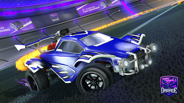 A Rocket League car design from skykyd