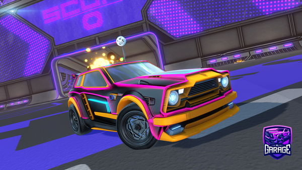 A Rocket League car design from lamy7