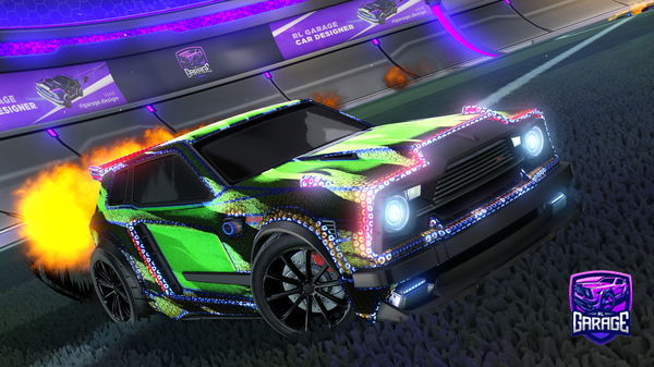 A Rocket League car design from xxxsgorxxx