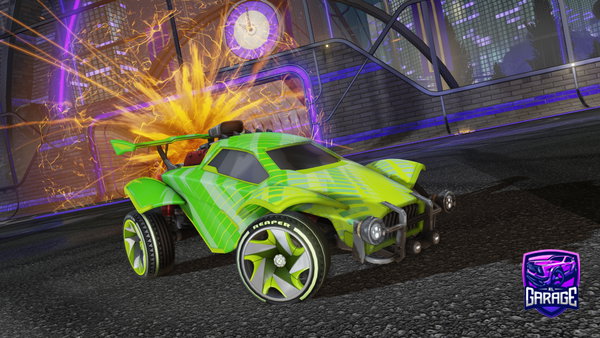 A Rocket League car design from oliveBUM112
