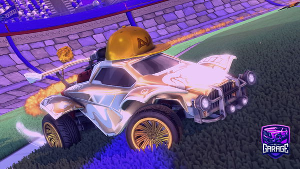 A Rocket League car design from Daveondaciggies