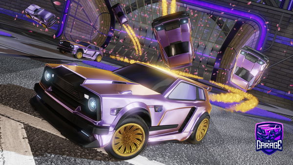 A Rocket League car design from Mrcarr2007