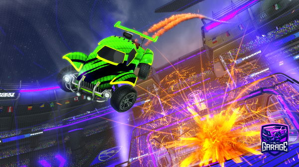 A Rocket League car design from Noobybony