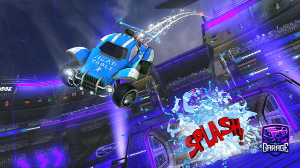 A Rocket League car design from Comer-Homer