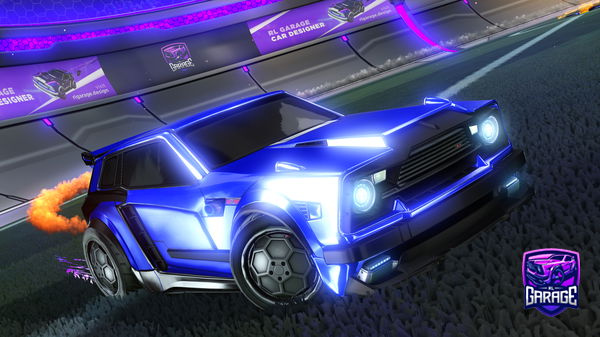 A Rocket League car design from Yaqeen106