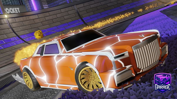 A Rocket League car design from BACK_35