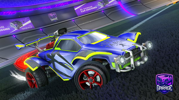 A Rocket League car design from GamingGeek123