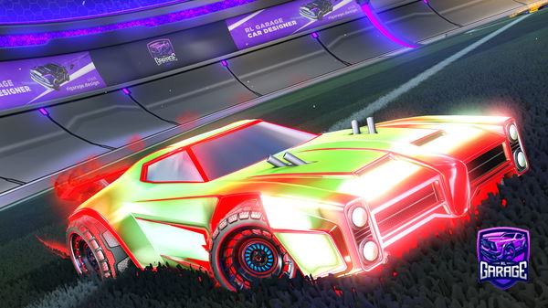 A Rocket League car design from McBigTony