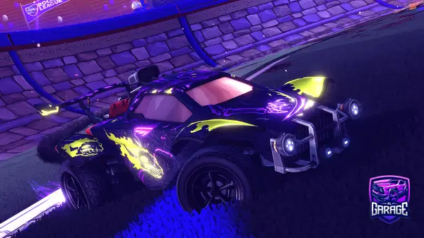 A Rocket League car design from PowerfulFlea441