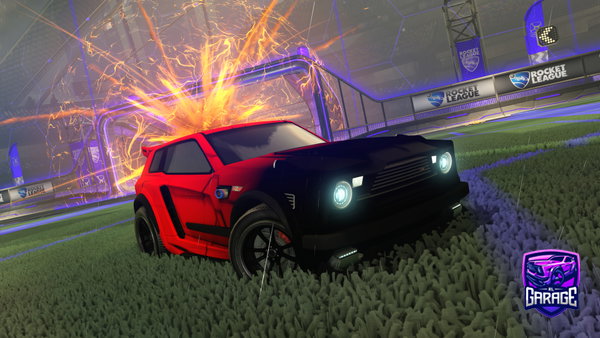 A Rocket League car design from Xday