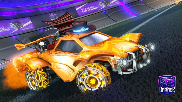 A Rocket League car design from BINBOO132
