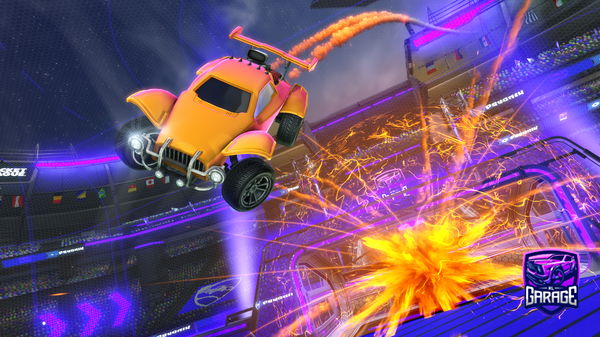 A Rocket League car design from Exonic_