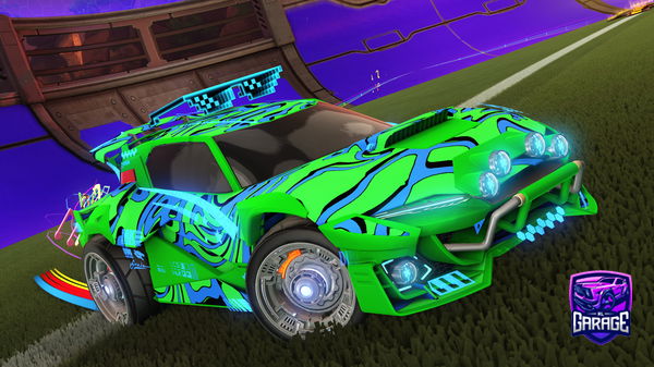 A Rocket League car design from azzyro