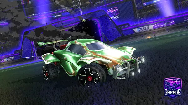 A Rocket League car design from Zyxr