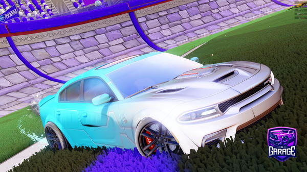 A Rocket League car design from Rohff