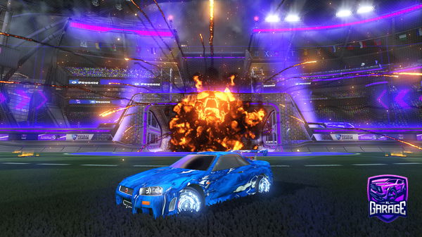 A Rocket League car design from SelflessGaming