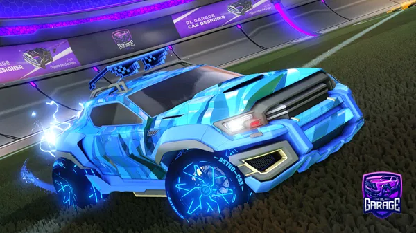 A Rocket League car design from ravi666