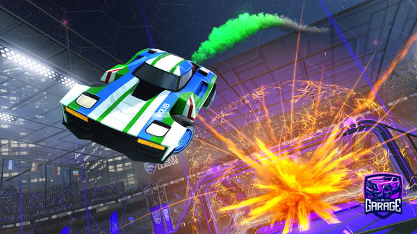 A Rocket League car design from FREEZETWIXI