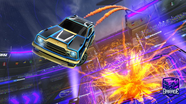 A Rocket League car design from Fabiov8