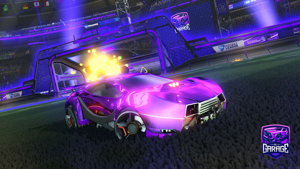 A Rocket League car design from FmxSlider360