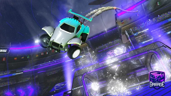 A Rocket League car design from Bebeokos