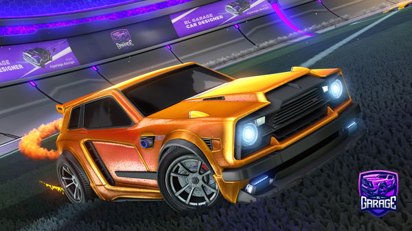 A Rocket League car design from Barnachegg