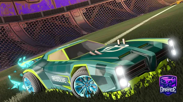 A Rocket League car design from Blueberries