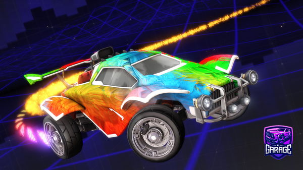 A Rocket League car design from BurtQWERT