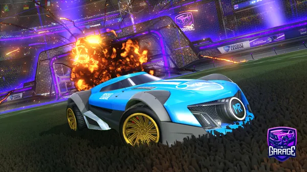 A Rocket League car design from sanchopanza07