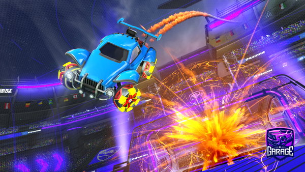 A Rocket League car design from NITROMC639