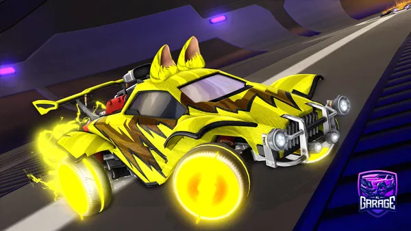 A Rocket League car design from Mec_GAMER