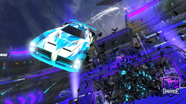 A Rocket League car design from Rafpedang