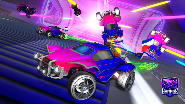 A Rocket League car design from Ovalis24