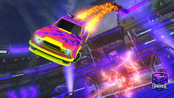 A Rocket League car design from Hahahawe