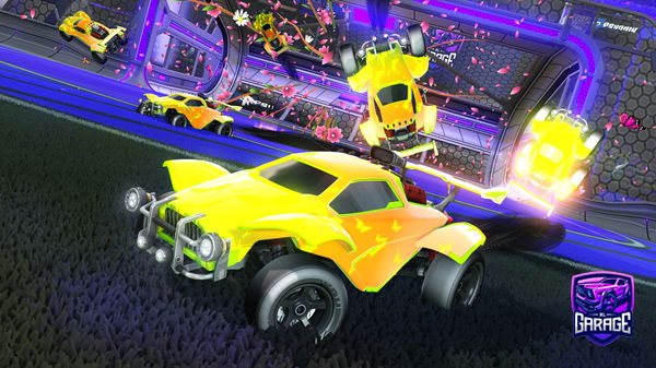 A Rocket League car design from Together-laser7