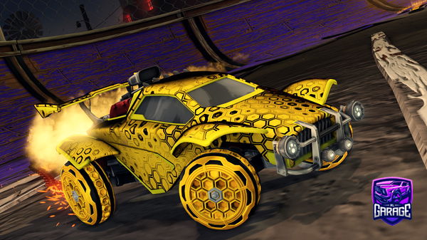 A Rocket League car design from Capybara_RL